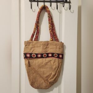 Burlap Purse